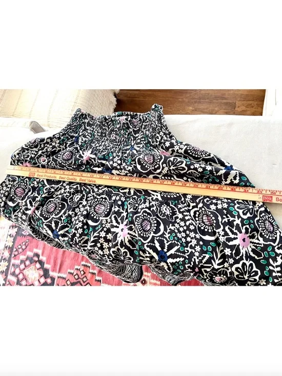 MARINE LAYER Corinne Tence/ Linen Smocked Waist Maxi Skirt - S - Picture 9 of 10